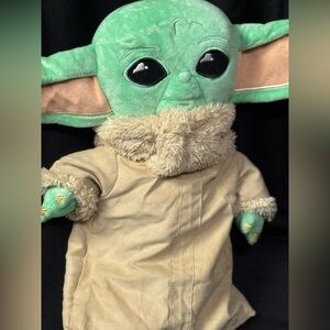 Plush Yoda Toy with Tan Outfit Star Wars